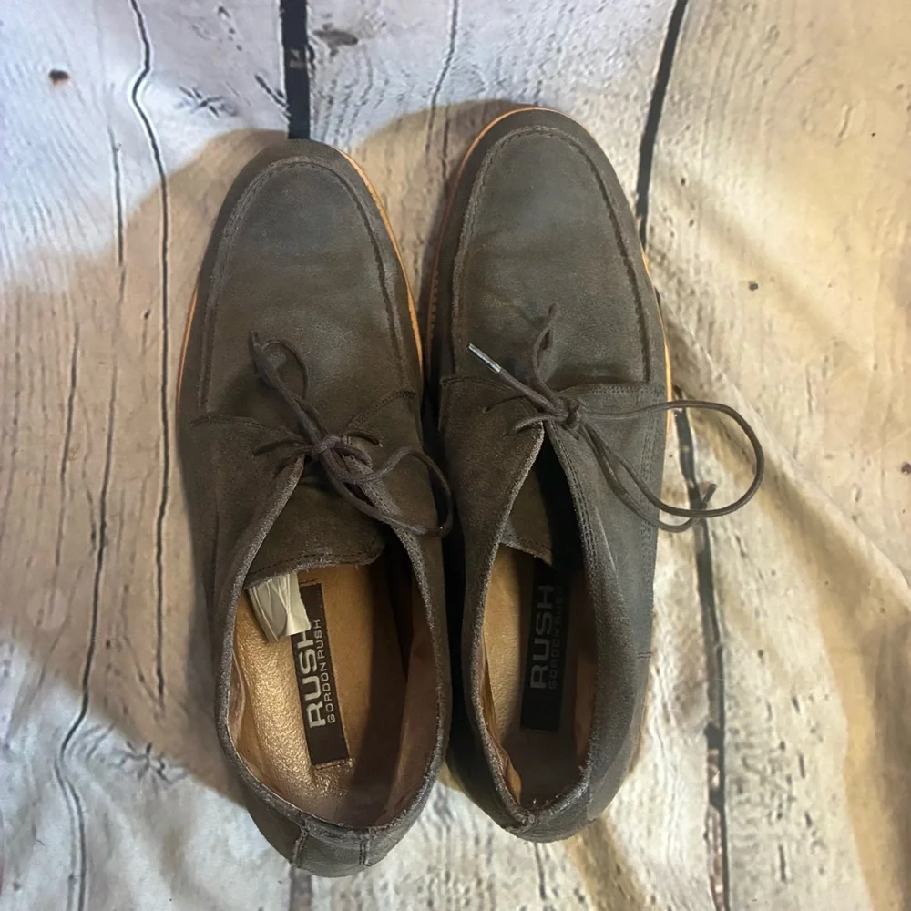 Gordon Rush‎ Men’s Garrett Suede Leather Lined Lace Up Chukka Brown Boots Sz 9.5